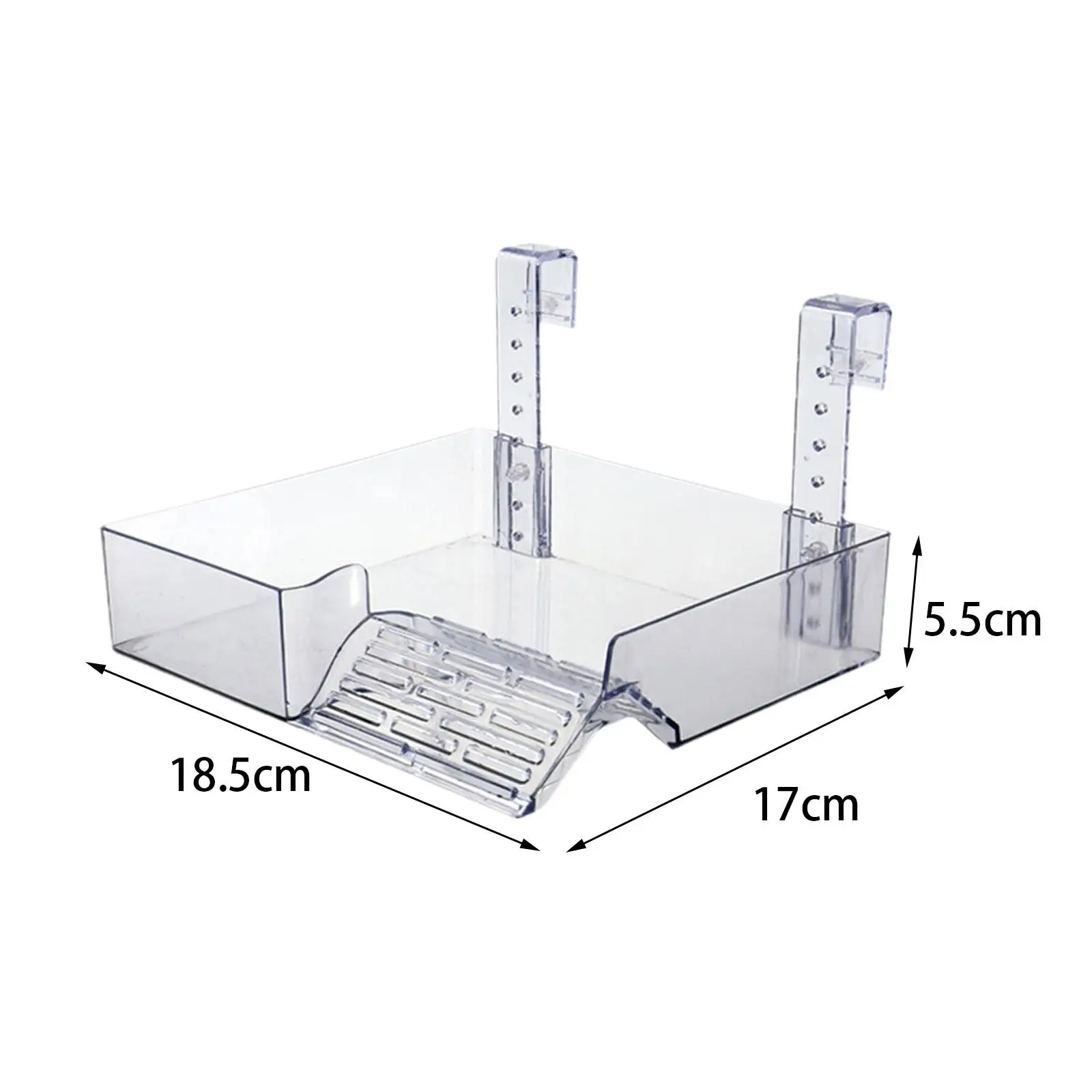 Hanging Turtle Resting Basking Platform Tortoise Ramp Aquarium Animal Sink Wharf Clear Turtle Tank Platform for Small Reptiles