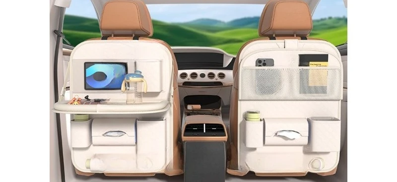 

Car seat back storage bag multifunctional storage box