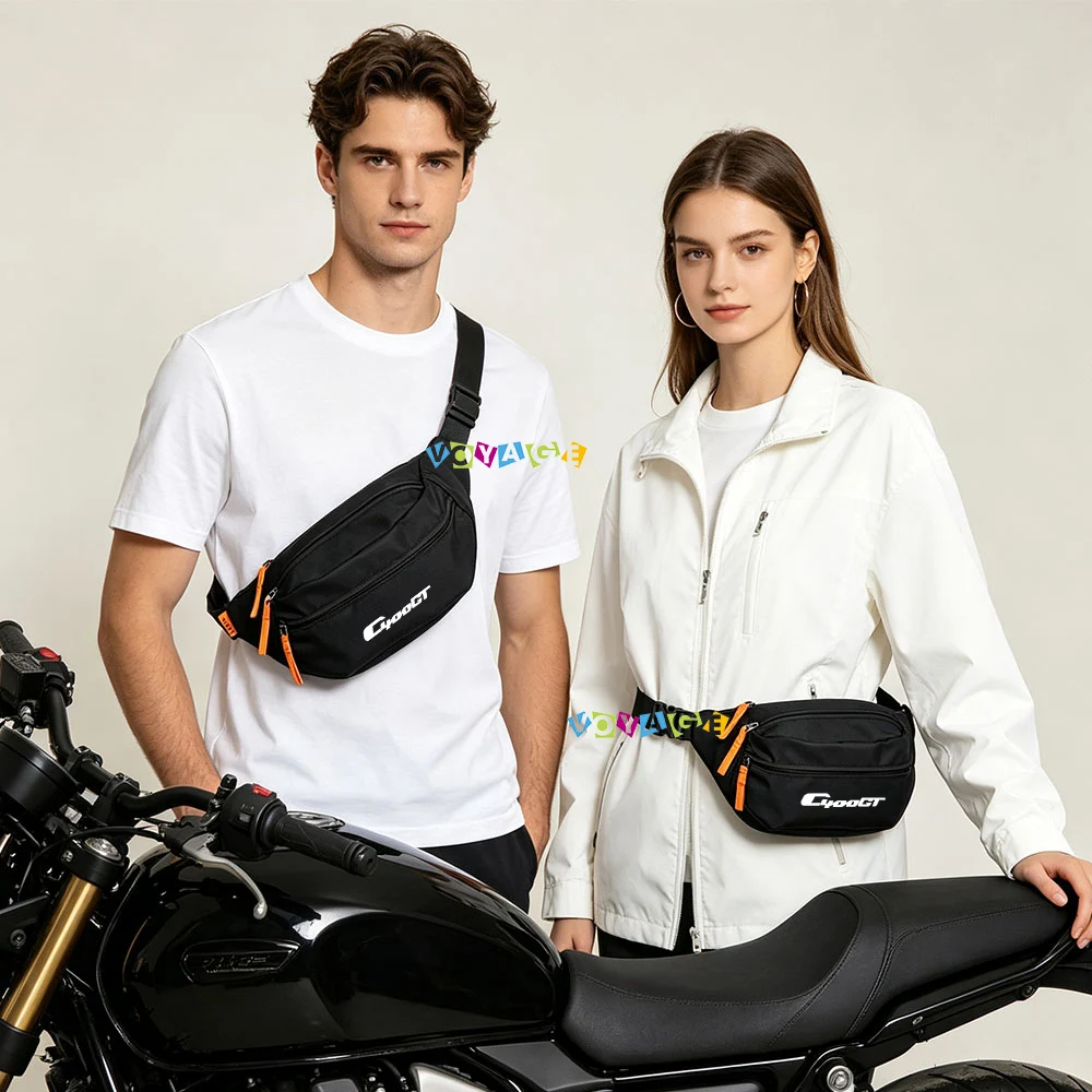 Premium Motorcycle Unisex Waist Bag Fanny Pack For BMW C400GT C400 GT Commuting Waterproof Storage Accessories Cycling Bag