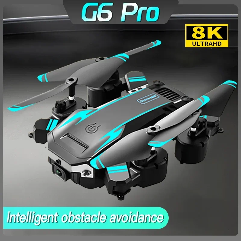 New G6 Drones 8K HD Dual Camera Professinal Intelligent Obstacle Avoidance FPV Foldable Quadcopter Aerial Photography Toys Gifts