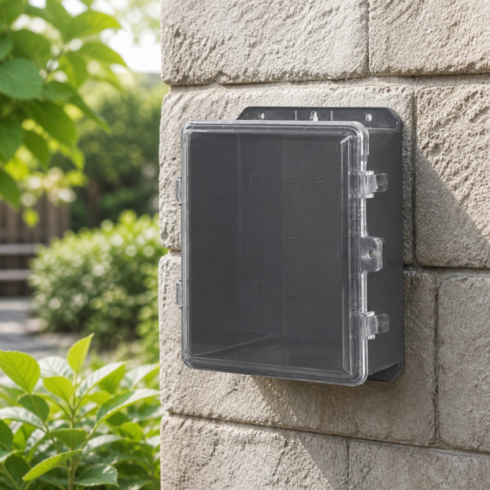 Enclosure Flame-Retardant Hinged Electrical Enclosure with Latches Junction Box with Hinged Cover UL94 V-0 for Electricians view 2