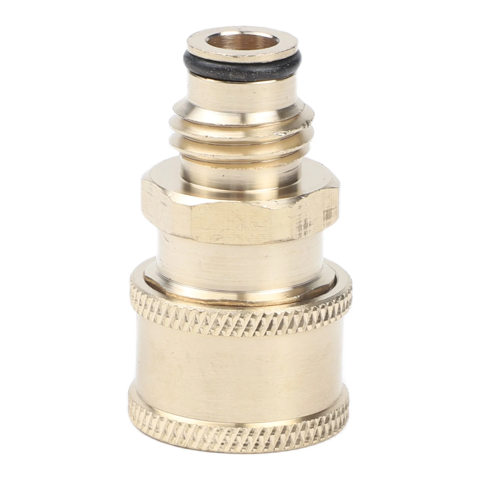 Brass Quick Connect Fitting For High Pressure Car Washer Leak-Proof Adapter With Rubber Seal Copper Connector