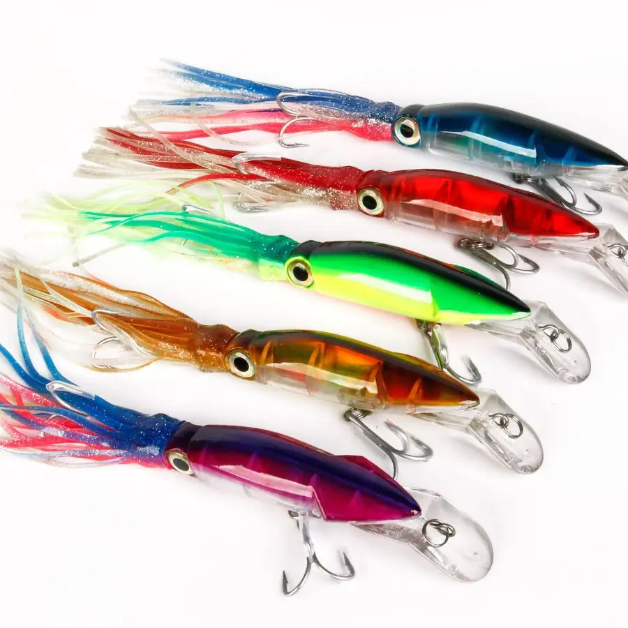 

Factory Direct 14cm 40g Sea Fishing Squid Hard Bait Bionic Prawn Lure Octopus Mino Hard Baits Plastic for Bass Target Species