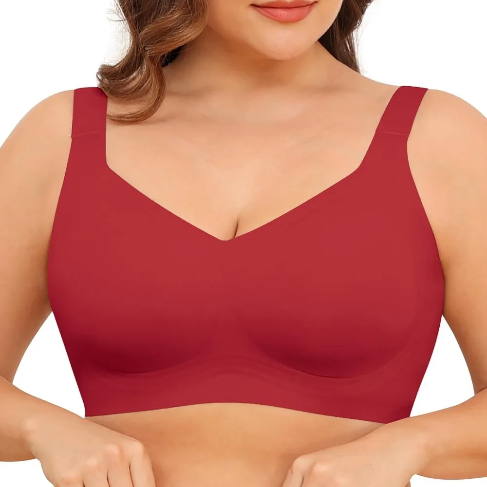 

Women Wirefree Bras for Women Full Coverage No Underwire Everyday Bras Comfortable Wireless Padded Bras
