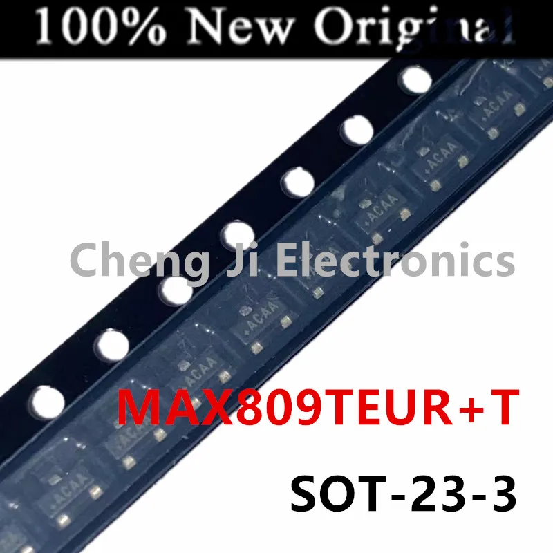 10 unids/lote MAX809TEUR + T ACAA 、 MAX809SEUR + T ADAA 、 MAX809REUR AFAA nuevo chip de circuito de reinicio del microprocesador MAX809