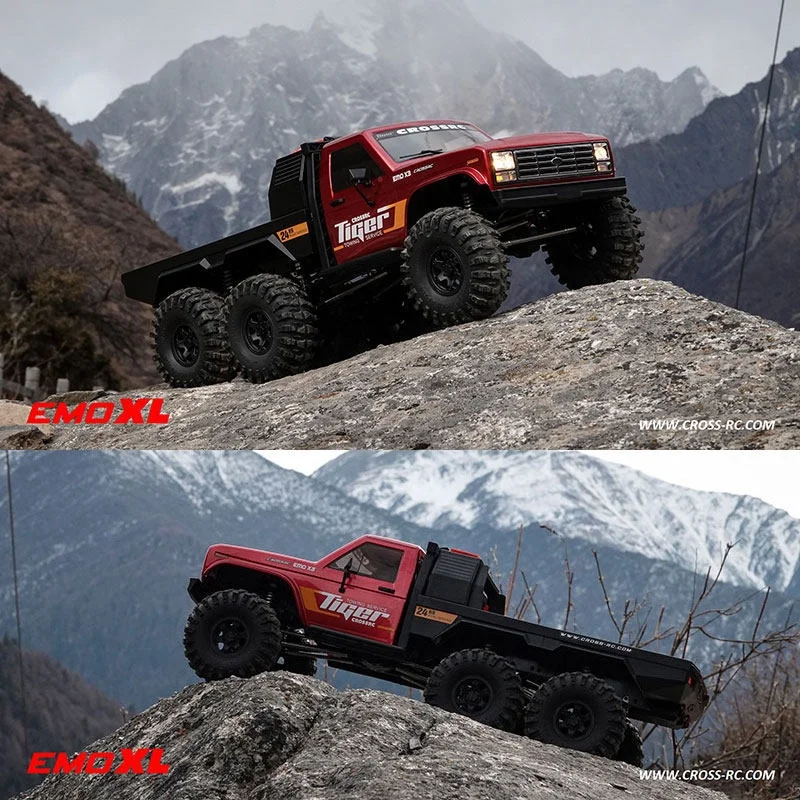 Crorc Emo Xl Big Bison 1/8 6x6 Drive Rc Car Simulation Remote Control Electric Climbing Off-Road Vehicle Model Boy Toy Gift - view 4