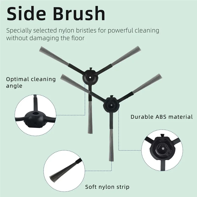 

A63K-For Imou L11 Pro, Honiture Q6 Pro, Laresar L6 Pro, Airrobo T10+, Arnagar S8 Pro Parts Main Side Brush Filter Mop