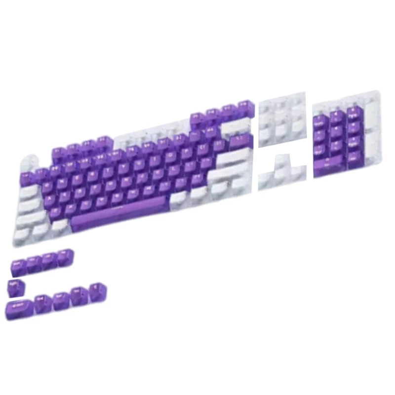 Unique Design Clear Keycaps for Mechanical Keyboards Resistant to Smudges and Dust Ergonomic Keycaps Easy to Use Dropship