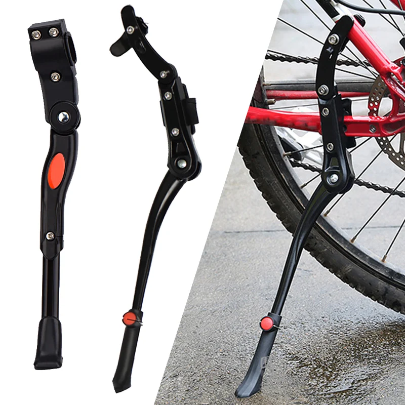 

MTB Road Bicycle Kick Stand Aluminum Kickstand 24/26/27.5/29/700C Adjustable Mountain Bike Support Side Rear Parkingrack