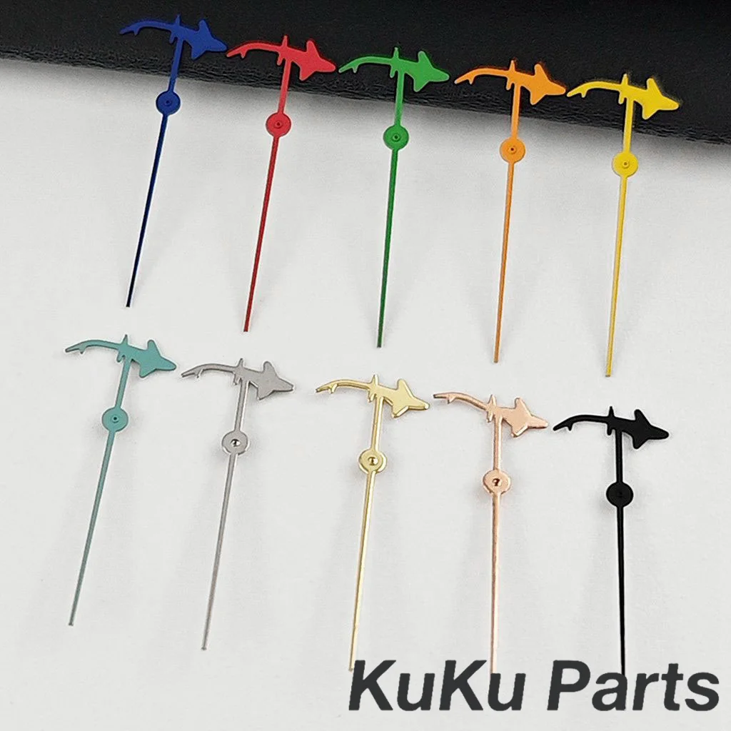 القرش الثاني NH35 الأيدي 12.5 مللي متر ساعة ملحق مناسبة ل NH34 NH35 NH36 NH38 NH70 NH72 حركة الساعات مؤشرات لا مضيئة