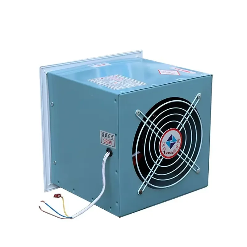 

Square Wall-Mounted Axial Flow Exhaust Fan Ball Bearing Electric Stainless Steel Low Noise Industrial Explosion-proof 380V