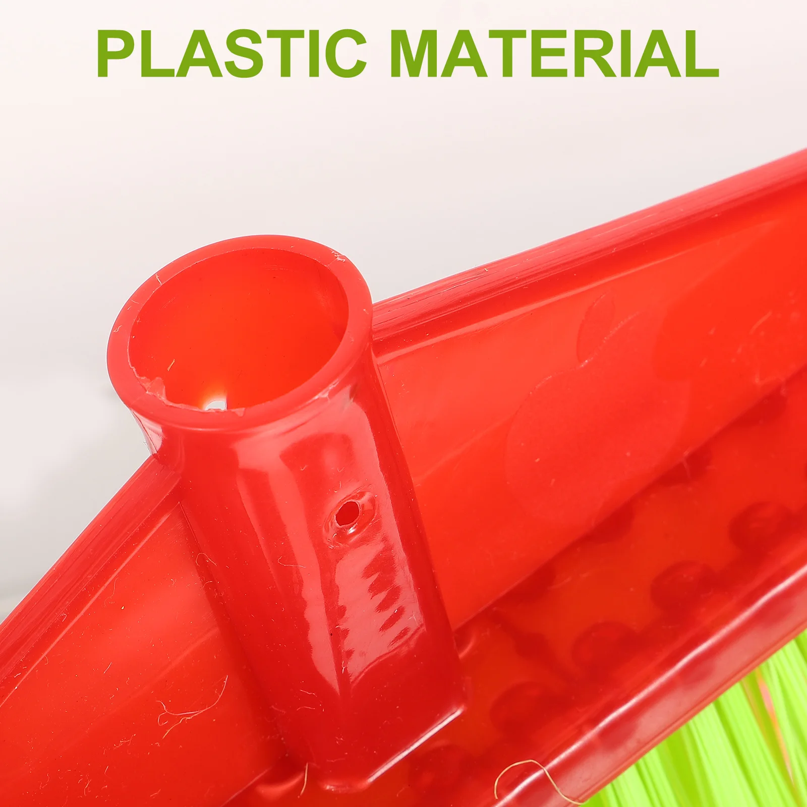 

2Pcs Plastic Broom Head Replacement for Floor Cleaning Thick Soft Bristles Easy to Clean Household Broom Part Kitchen Room