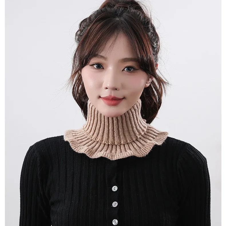 한국 달콤 스타일 인조 캐시미어 격자 무늬 스카프 여성용 따뜻한 두꺼운 롱 숄 넥 랩 2025 신상