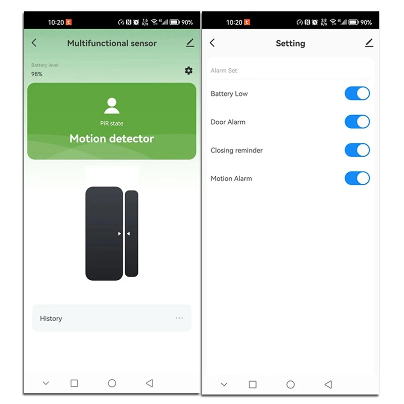 ワイヤレス磁気ドアおよびwifiセンサー,スマートウィンドウ,アラーム,ホームセキュリティ