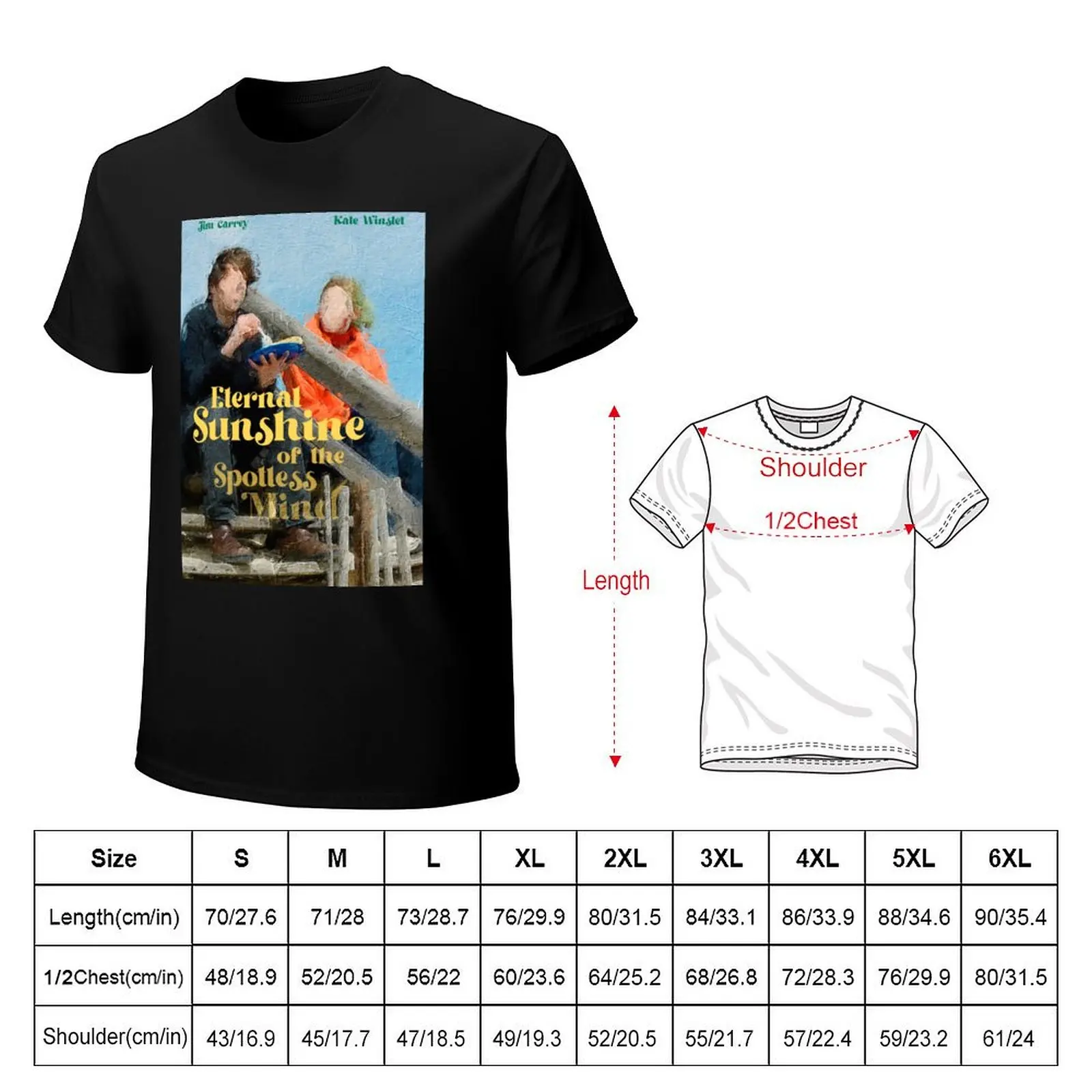 Eternal Sunshine of the Spotless Mind Movie Poster T-Shirt man t shirts for men casual T-Shirt