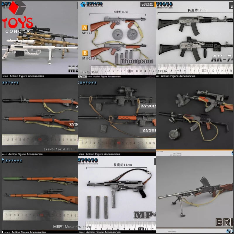 

ZYTOYS ZY2002 ZY2018 ZY2019 ZY2033 1/6 M1903 M3 AK47 SVD MG42 Пластиковые военные игрушки Аксессуары Модель Fit 12 "фигурка куклы