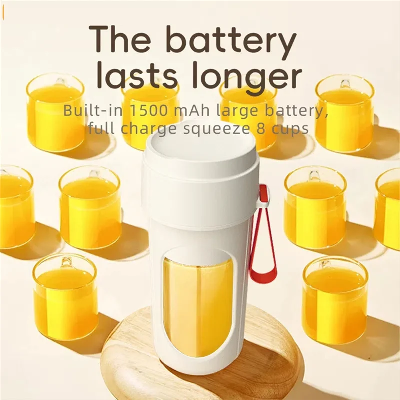 

【Flash Deal】12 Blades Electric Blender 350ML Juicer Fruit Mixers USB Rechargeable Smoothie Juicer Cup Squeezer Juice Maker