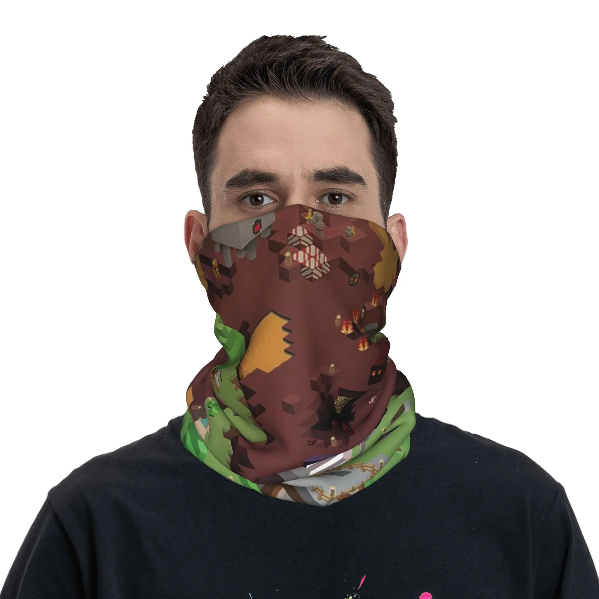 Exploring New Worlds Bandana Neck Cover Printed Wrap Scarf Warm Face Mask Hiking Fishing For Men Women Adult All Season