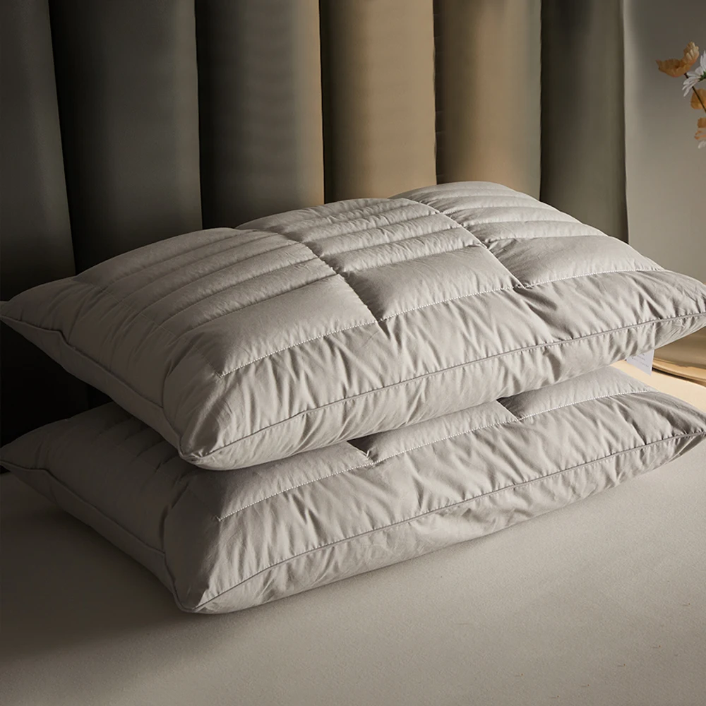 Traditional Buckwheat Standard Size Pillow Neck Support for Back and Side Sleepers or As A Meditation Cushion 48x74x12cm