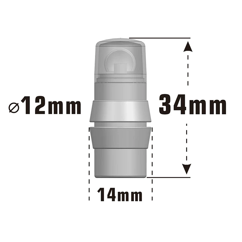 1:14th Scale BITRC Simulation Mechanical Rotating Warning Light RC Model for Tamiya RC Truck 770S R620 Arocs MAN TGX Accessories