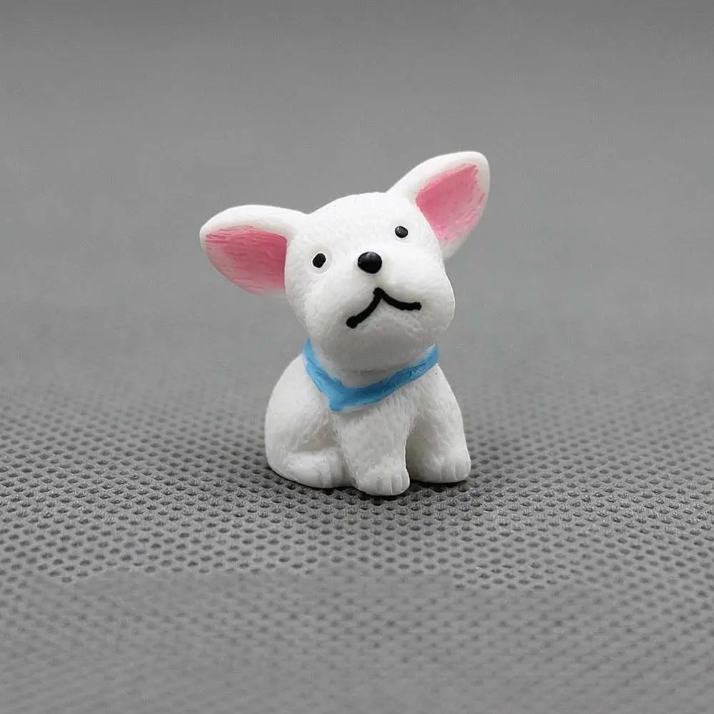 Realistic Mini Resin Dogs Home Decor DIY Decoration Puppy Miniature Figurines Model Toy Cartoon Dog Ornaments
