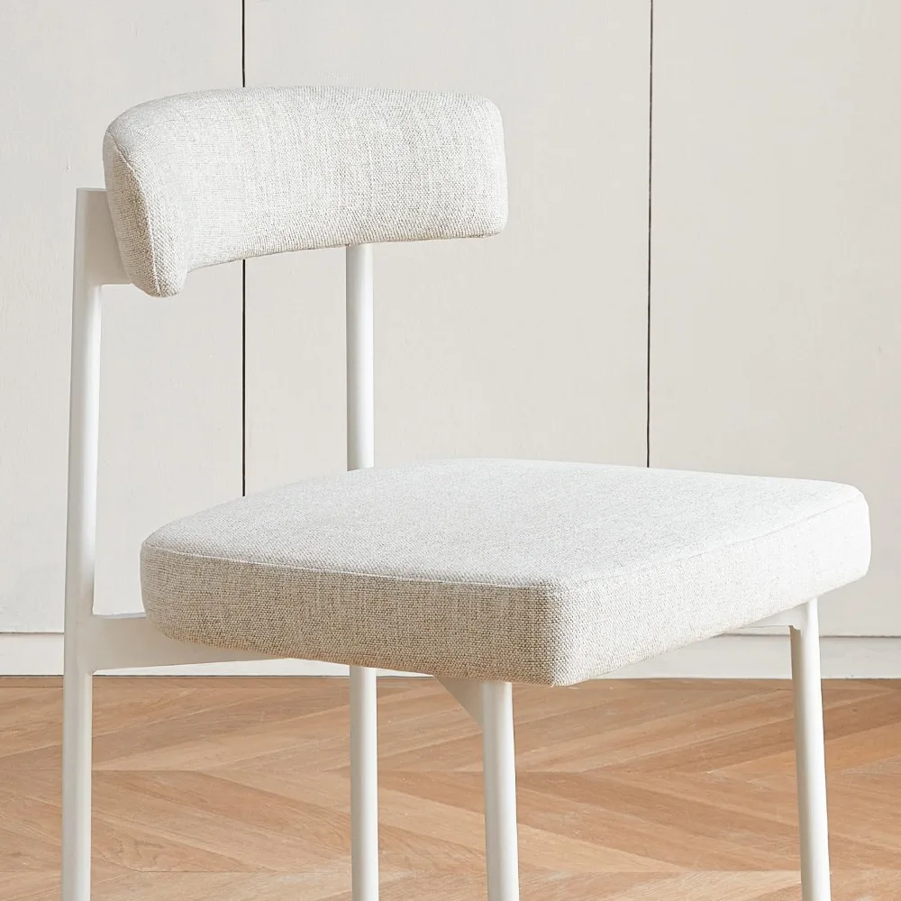 Par de 24 bancos de bar modernos bege com encimera e encostos curvos para ilhas de cozinha