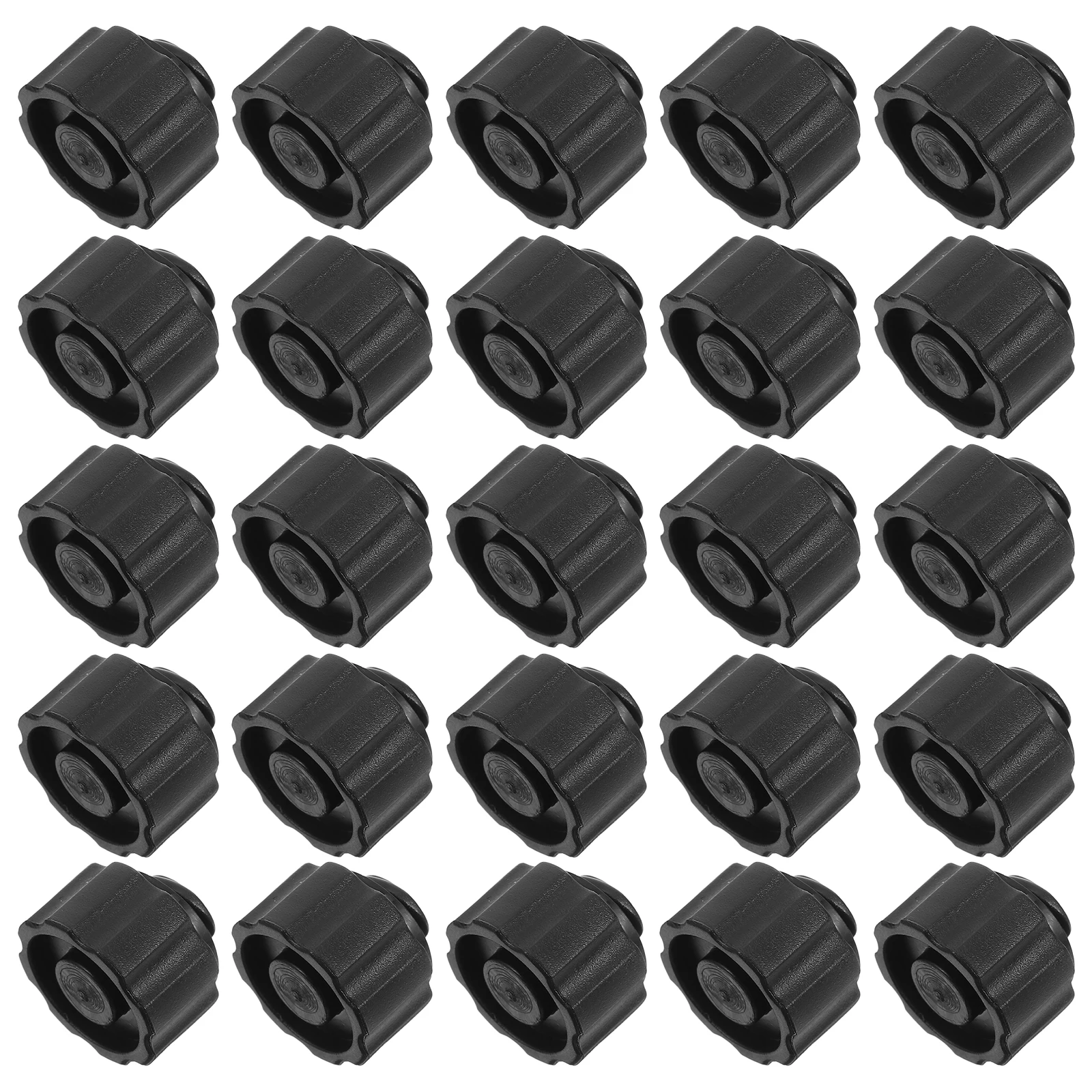 

40 Pcs Plug Cap Colostrum Collection Kit Squeeze Bottle Black Plastic Collector Mother