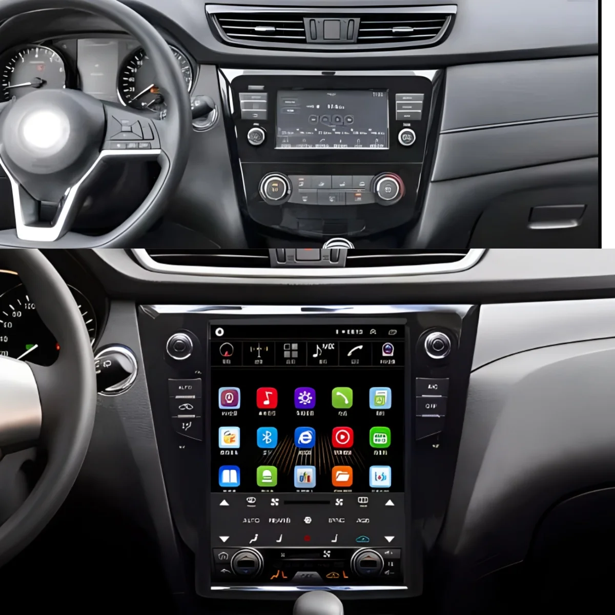 

256GB 12.1" Android 14 GPS Navigation Car Radio CarPLay for Nissan X-Trail J11 Qashqai Rouge multimedia 2014 -2019 Video Player