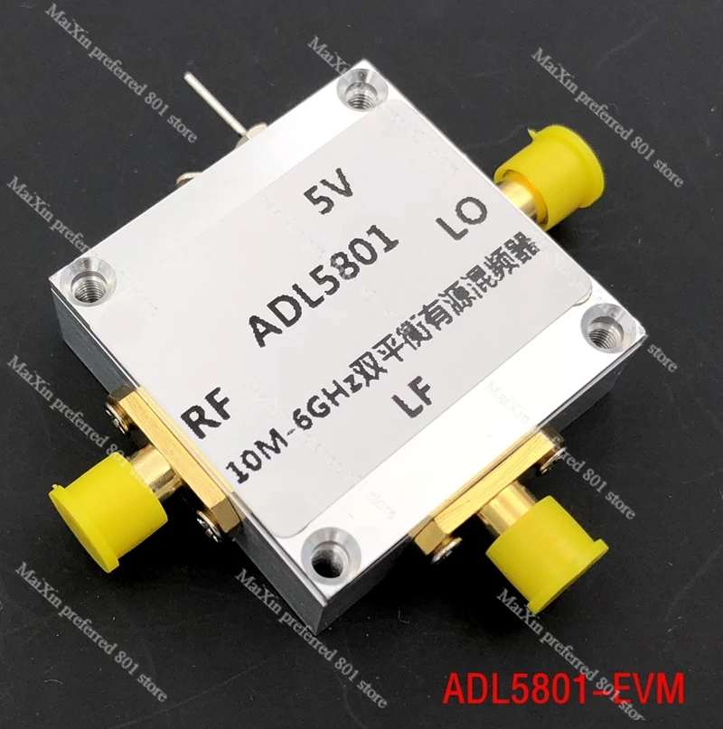 ADL5801 Module, Dual Balanced Active Mixer Module, Up and Down Mixing, Down Mixing, Balun Coupled