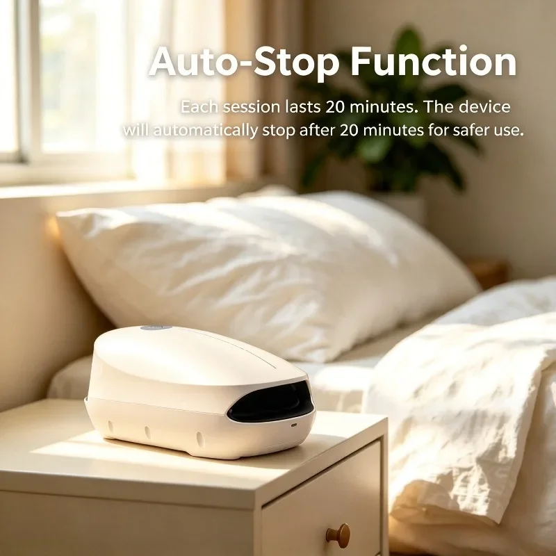 Air Compression Hand Massager with Heat, Kneading Palm & Finger Massager with Removable Liner