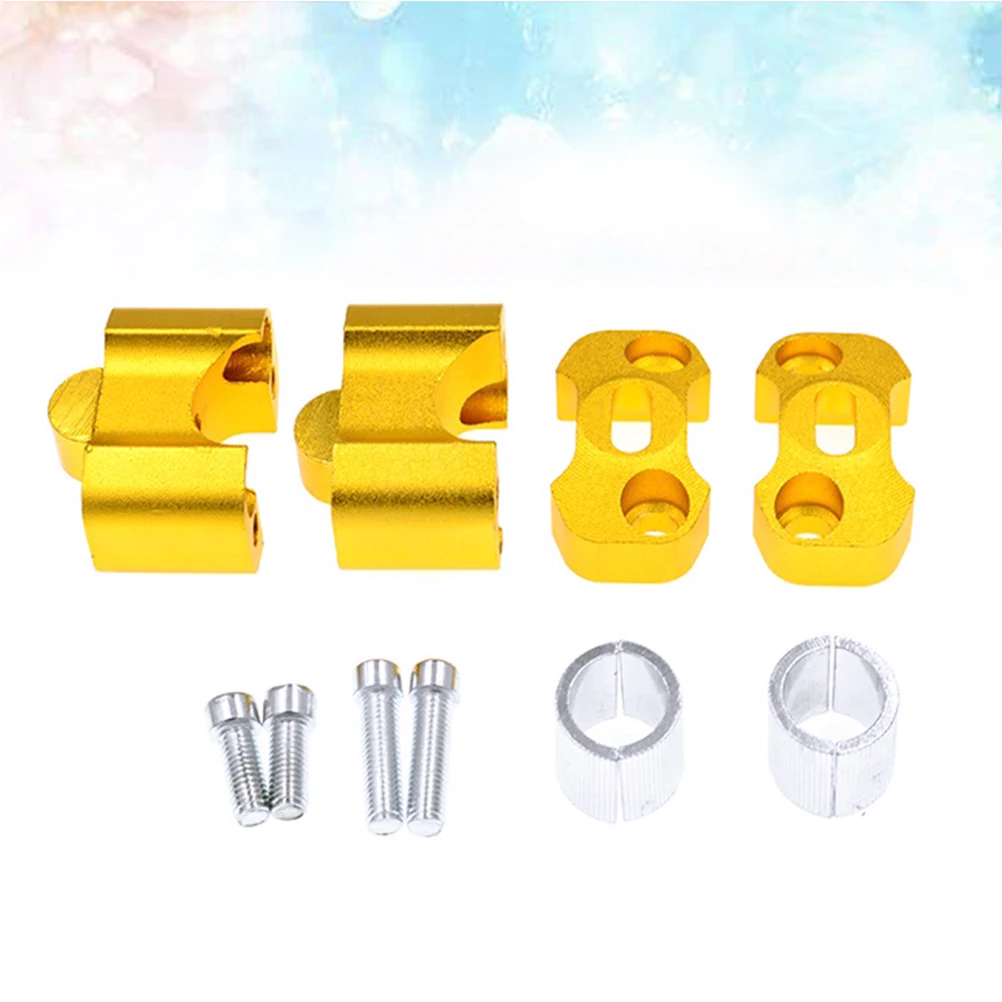 

H Riser Fat Bar Clamp for Motorcycle Dirt Bikes ATV 28mm Oversize Durable Practical Fits Most Bikes Motocross Aluminum