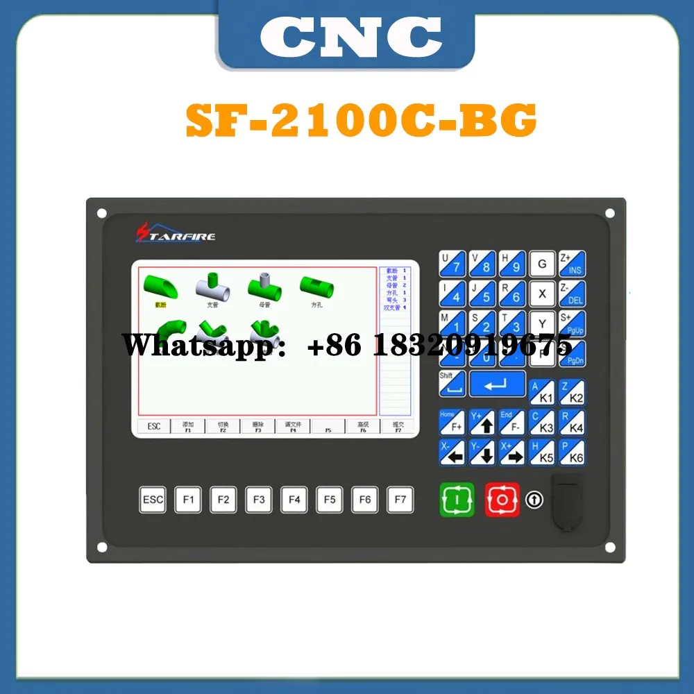 

CNC SF-2100C-BG, плазменная пламя, пересекающая линия, система резки, круглая трубка и трубчатый лист, общая резка