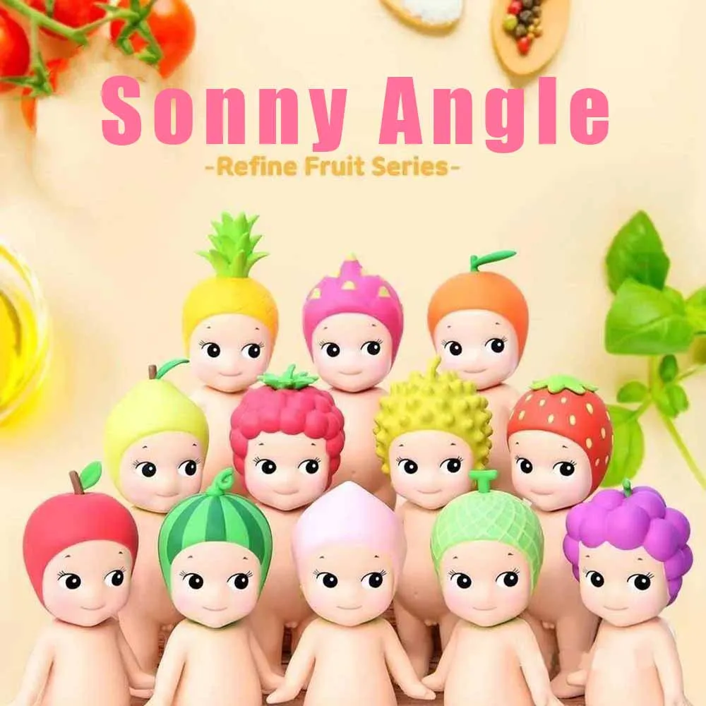 Sonny angle blind box toys fruit stance series anime action figures desktop car ornaments children's birthday Christmas gifts