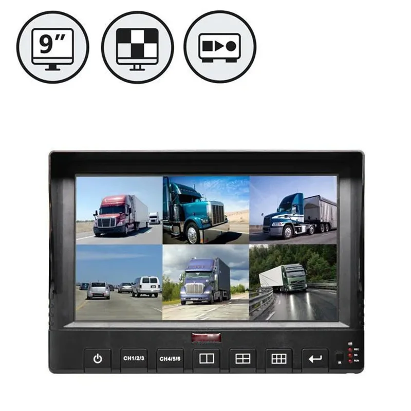 9 '' 6ch  HD  DVR  Monitor   Model :VS-796DVR  All-in-one MDVR