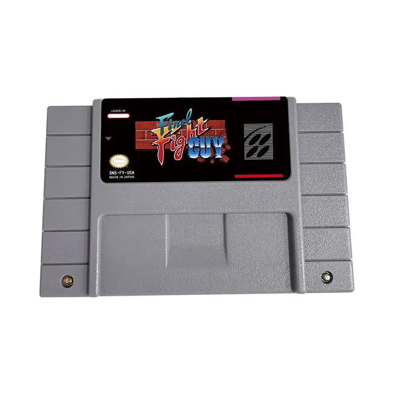 FINAL FIGHT GUY — версия США, 16-битный игровой картридж для игровой консоли SNES — английский