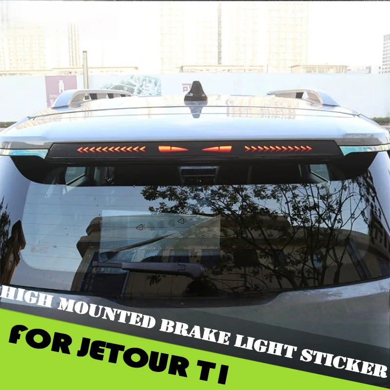 

Car High Mounted Brake Light Sticker Fit for Jetour Shanhai T1 2024 Car Personalized Taillight Decoration Projection Sticker