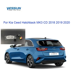 Camera Housing Rear view camera For Kia Ceed Hatchback MK3 CD 2018 2019 2020 HD night view license plate backup camera