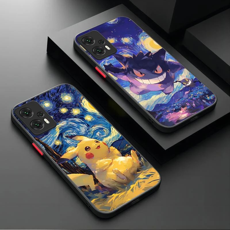 Starlit Sky P-Pokemon Case For Xiaomi POCO M6 Pro 4G C65 X6 X3 NFC X4 GT X5 F3 F4 F5 F6 13T 12T 11T 10T 13 12 11 Lite 5G NE Capa