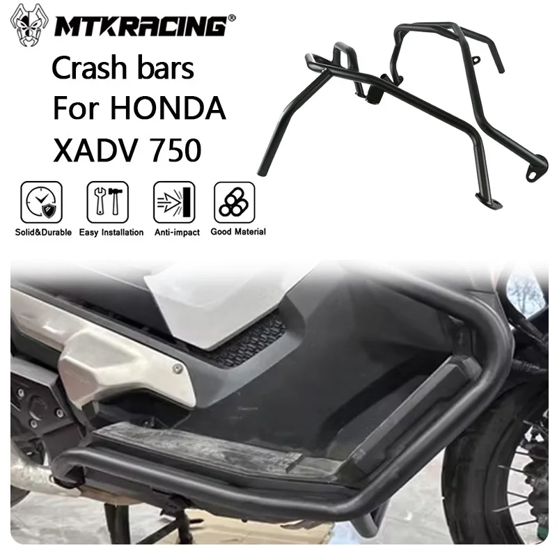 

MTKRACING Crash bars For HONDA XADV 750 2021-2024 Motorcycle Engine Guard Bumper Stunt Cage Fairing Protection