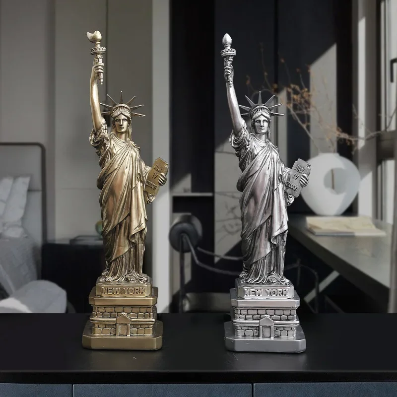 Light Luxury Wine Cabinet Statue Of Liberty Living Room Office Home Interior Creative Oecorative Arts And Crafts, Display Items