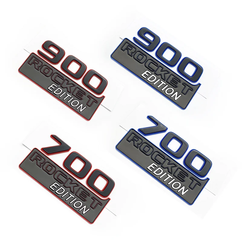 3D Color Block 900 700 ROCKET EDITION Nameplate Badge Emblem Car Trunk Sticker For Mercedes Benz Brabus G W463 W464 G500 G63