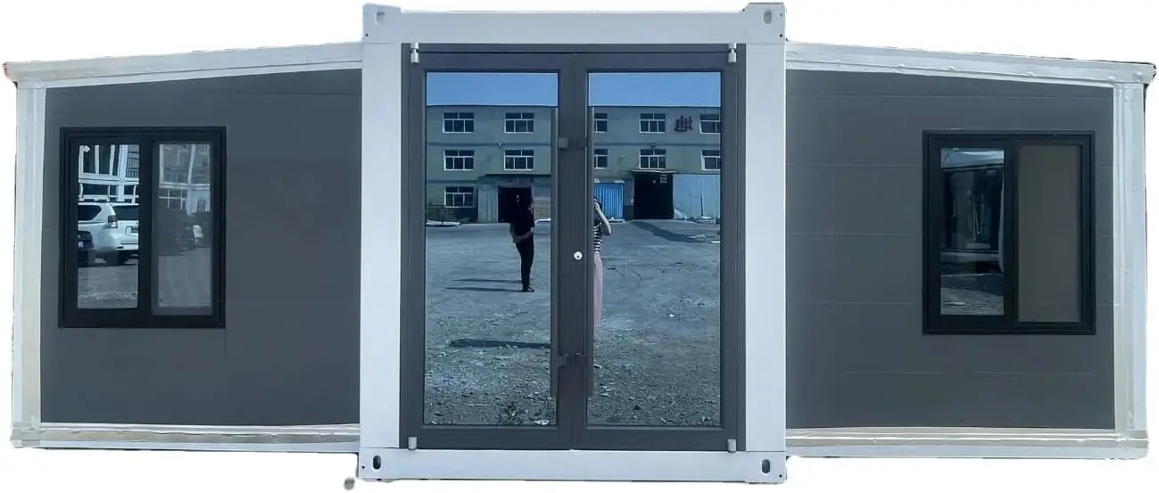 20ft/30ft/40ft Quick Assembly Expandable Container House Double Wing Folding House with Micro House Prefabrication Function