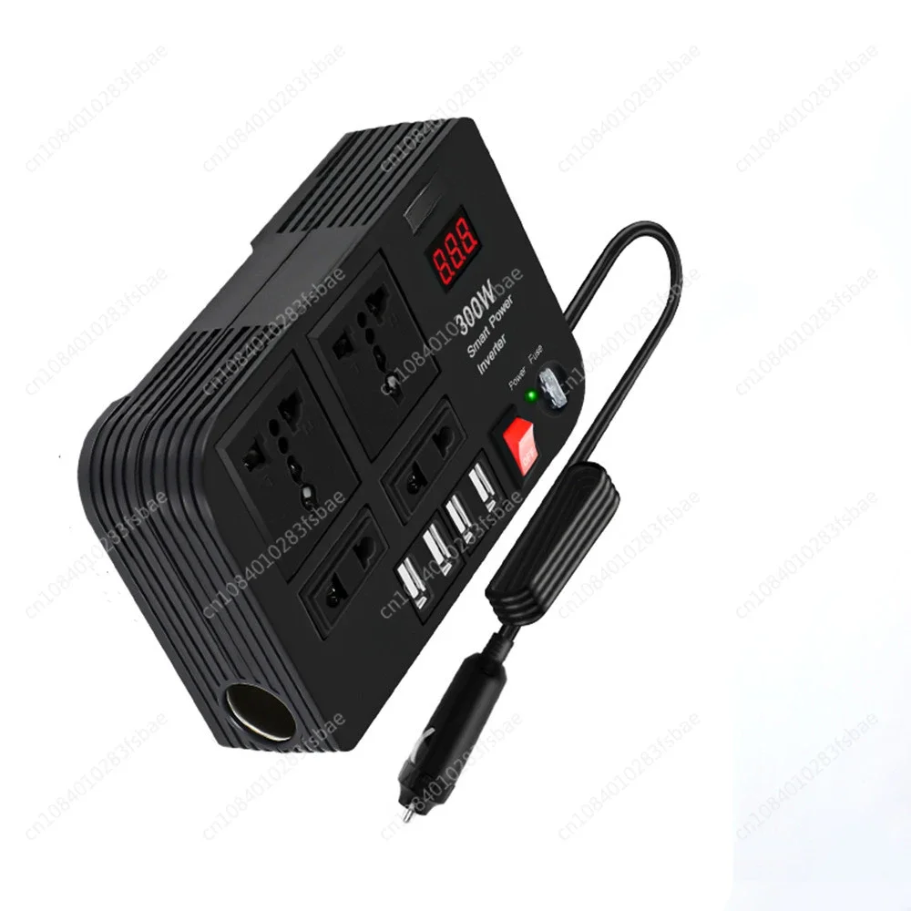 Foreign Trade Automobile 12V300W Car Inverter AC220V Power Converter Car Electrical Inverter Transformer