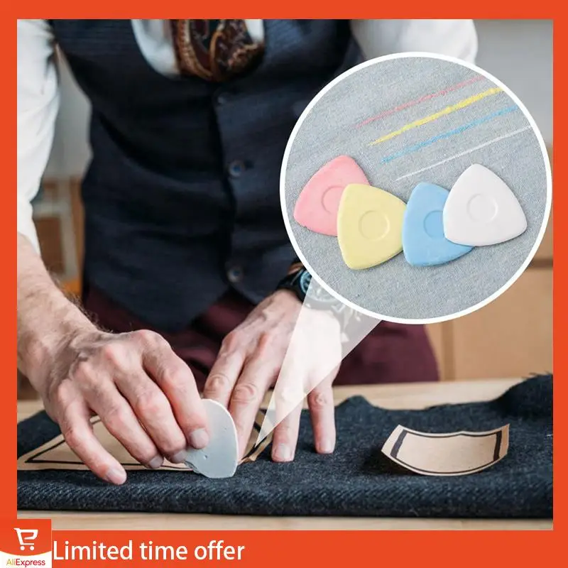 

Fresh 300Pcs Sewing Fabric Chalk Triangle Tailors Chalk Fabric Markers Sewing Supplies Accessories For Quilting