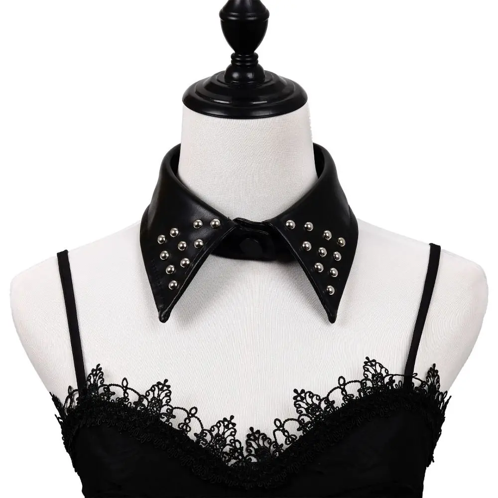 colarinho-falso-destacavel-de-couro-pu-preto-com-rebites-e-tachas-estilo-retro-punk-adereco-para-fotos