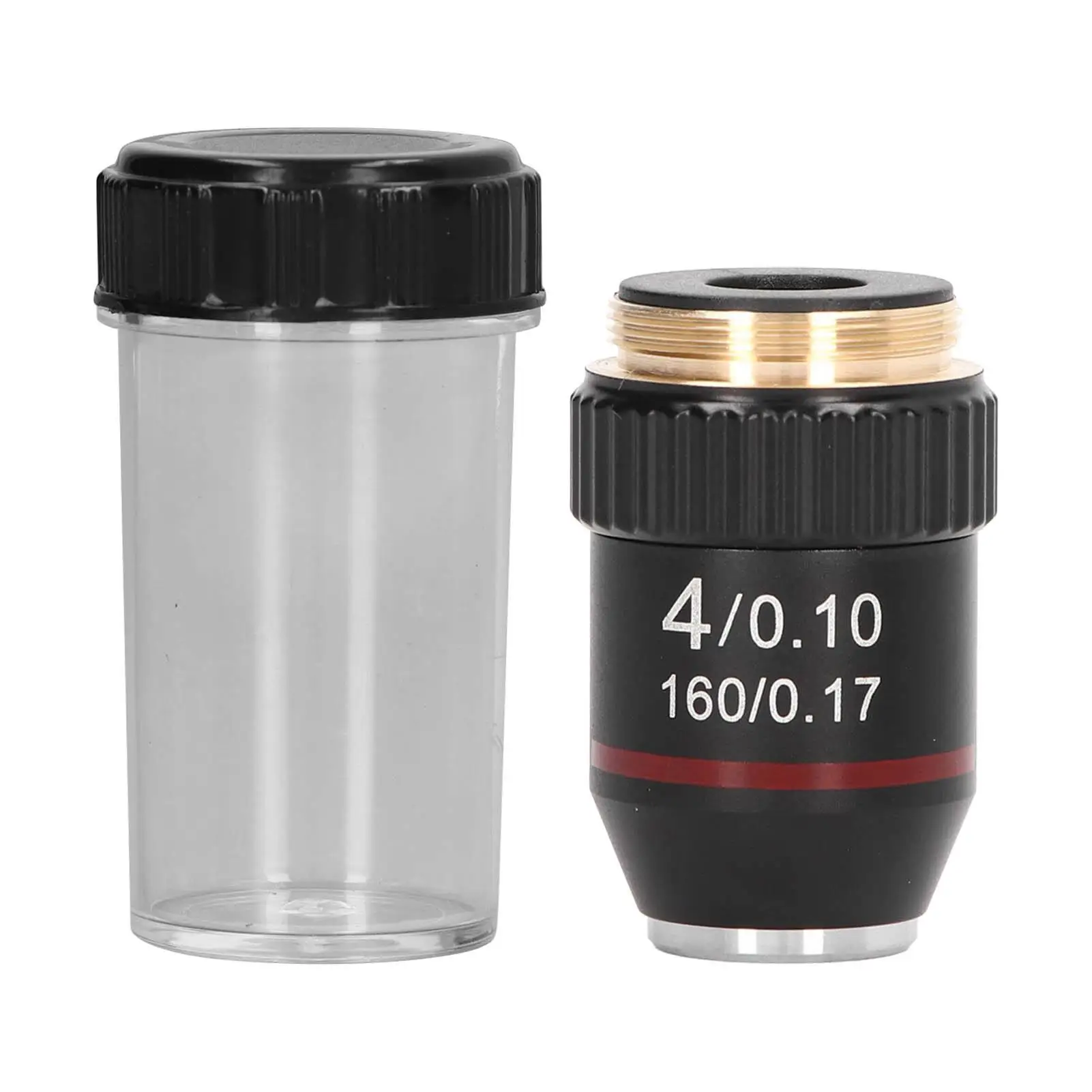 

Achromatic Microscope Objective Lens 4X 10X 20X High Magnification 20.2mm RMS Standard Interface for Precision Observation