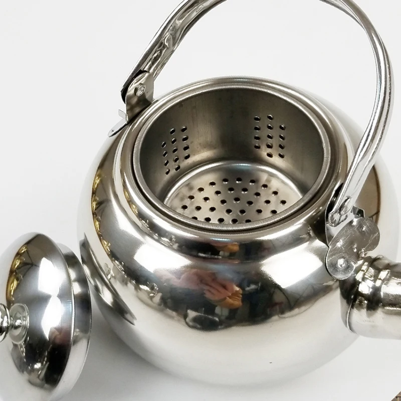 Stainless Steel Water Kettle with Filter, Tea Kettle, Hotel Coffee Pot, Restaurant Tea Kettle, Silver, Gold, 0.75L, 1L, 1.5L, 2L