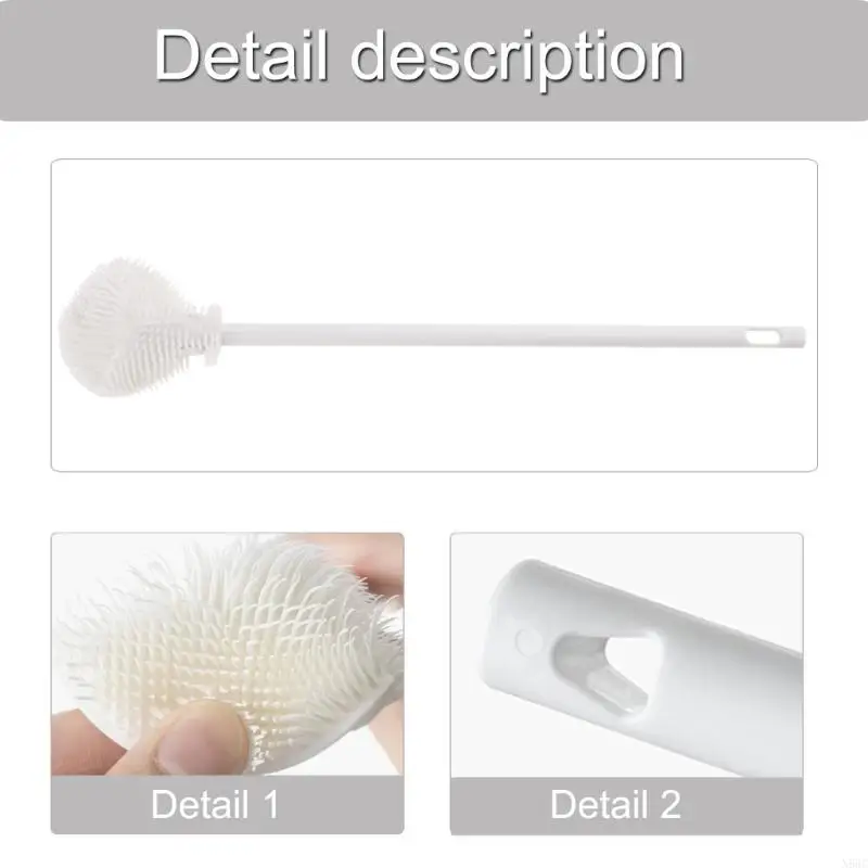 N58c Cup Cleansing Brushs с длинной ручкой, Cup Cravice Cleansing Brush Идеально подходит для спортивных бутылок с стеклянными