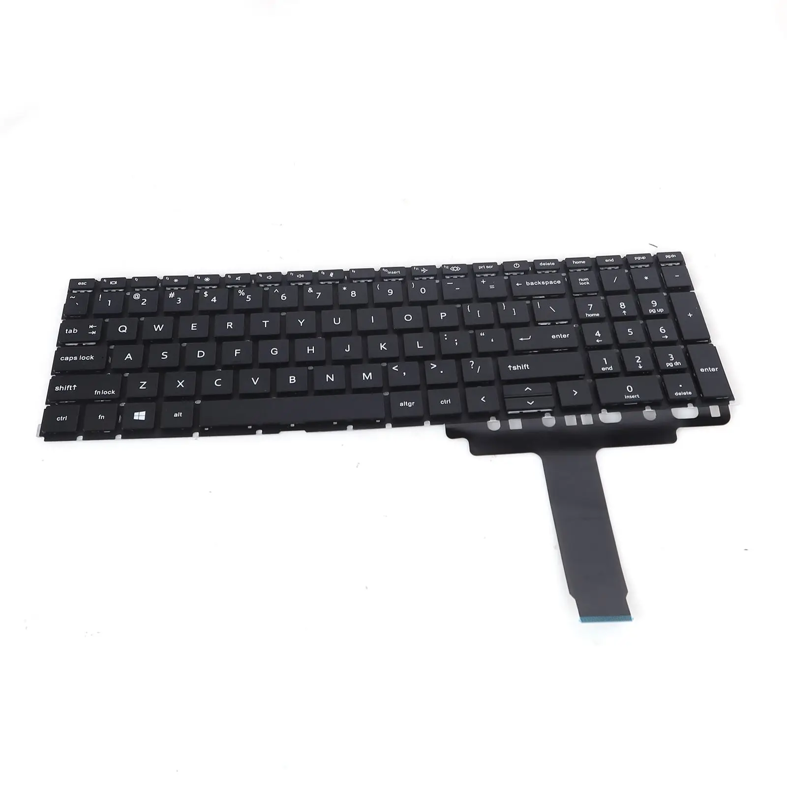 US Laptop Keyboard for HP Probook 450 G8 450 G9 450 G10, 455 G8 455 G9 455 G10 650 G8 Black withput Frame