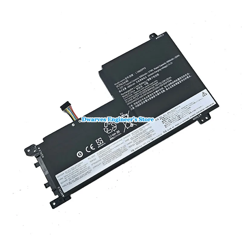 Genuine L19M3PF6 Battery L19C3PF5 SB10W86952 11.52V 5005mAh 57W For Lenovo IdeaPad 5-15IIL05 Series 81YK 81YK0038MX 81YK003VMZ